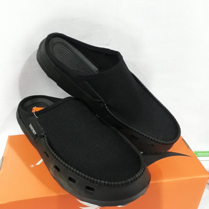 Jual Sepatu Sandal Slop Karet Pria Courtney By Ardiles Original Hitam Shopee Indonesia