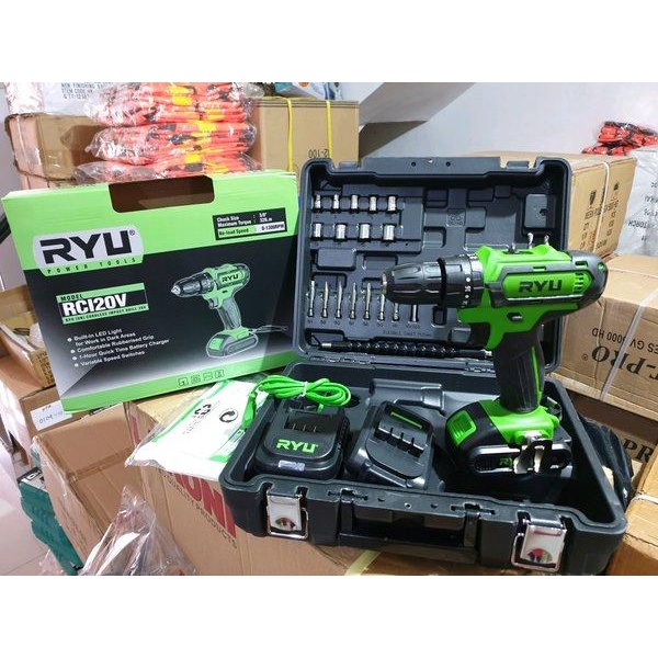 Jual Mesin Bor Batre Baterai Cordless Impact Ryu Rci V Mesin Bor