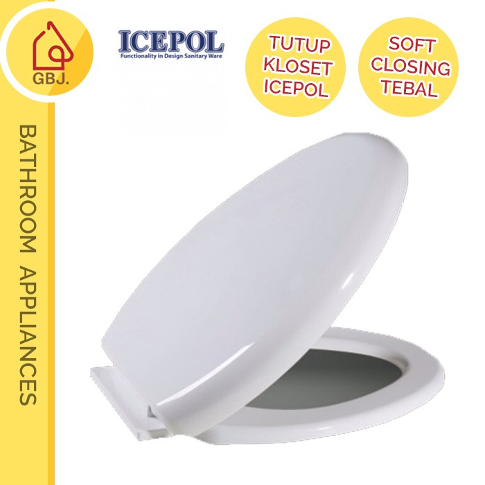 Jual TUTUP KLOSET DUDUK ICEPOL / COVER KLOSET DUDUK UNIVERSAL SOFT ...