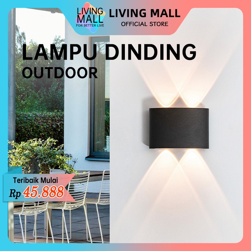 Jual Lampu Dinding Taman Outdoor Led Cob 2 6 Mata Wall Light