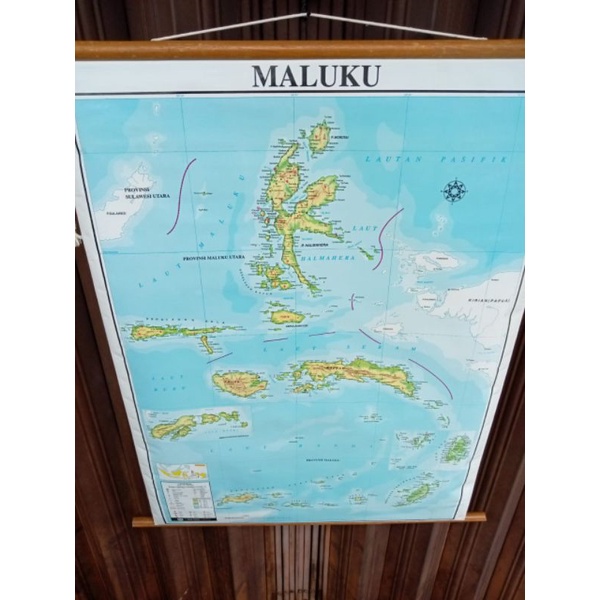 Jual Peta Maluku Peta Dinding | Shopee Indonesia