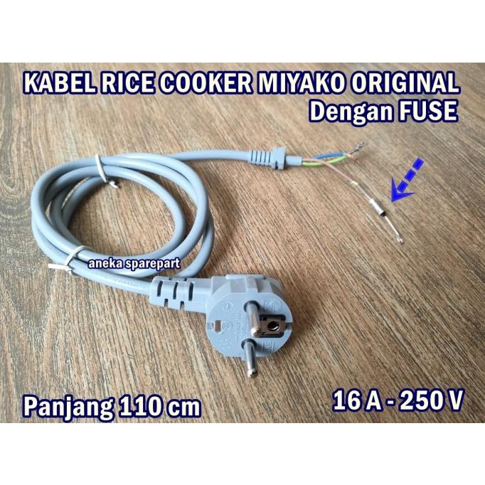 Jual Produk Terbaik] KABEL RICE COOKER MIYAKO DENGAN TAHANAN