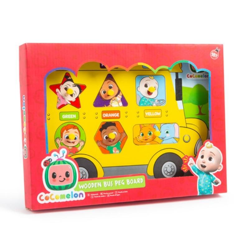Jual Addo Cocomelon Wooden Bus Puzzle - Mainan Susun Gambar Anak ...