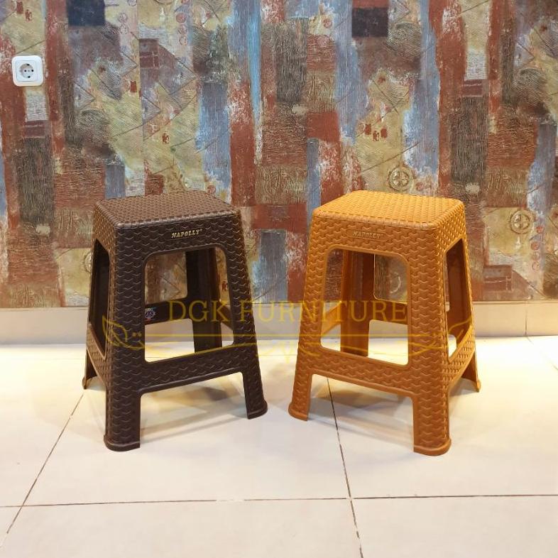 Jual Trend Kursi Bangku Baso Motif Rotan Rattan Anyaman Tikar Plastik