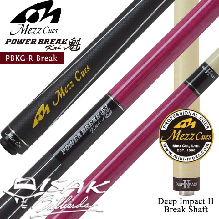 MEZZ POWER BREAK Kai & DEEP IMPACT Power Break Kai｜Break Cues｜Cues｜