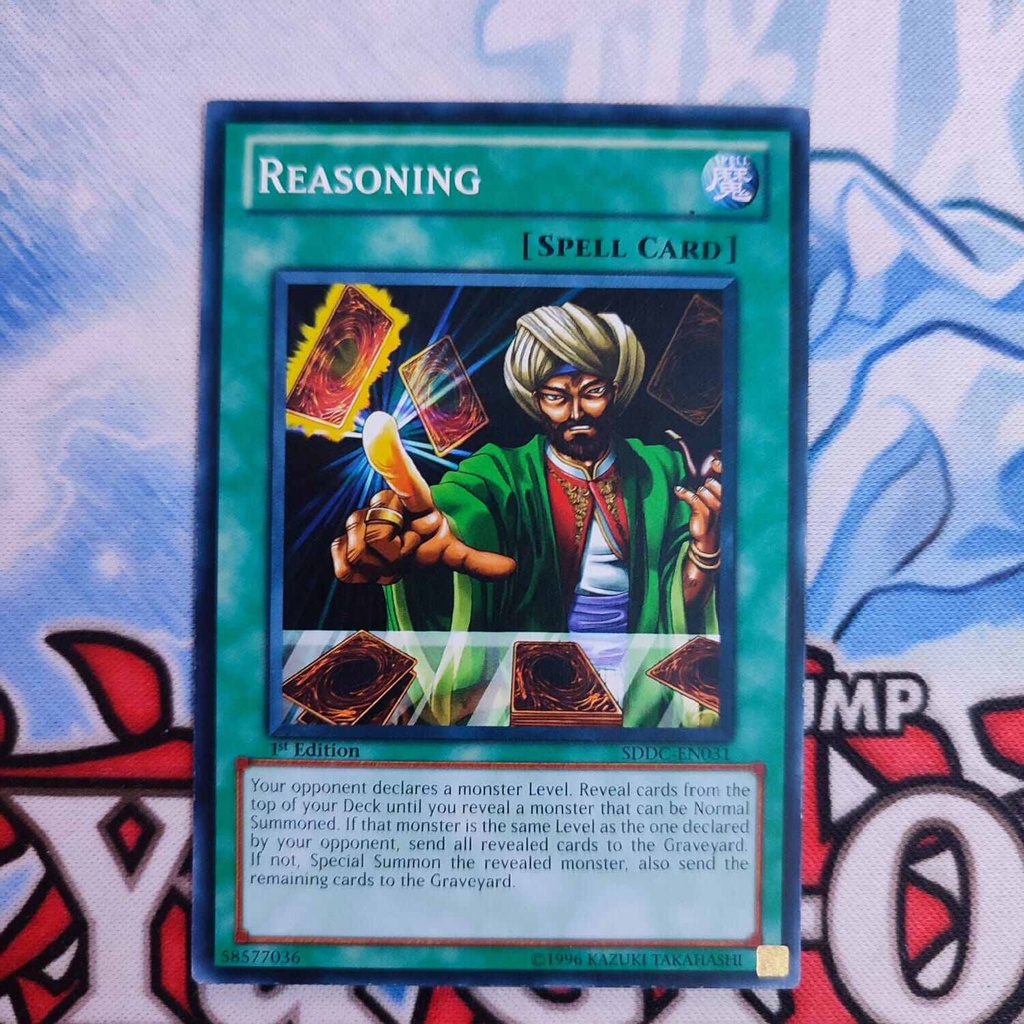 yugioh reasoning deck Carta Yu-Gi-Oh! | SDDC-EN031 | Edición Limitada | Rareza Común All cards will be carefully packed for safe transit Reasoning Gate Goat (March 2005)