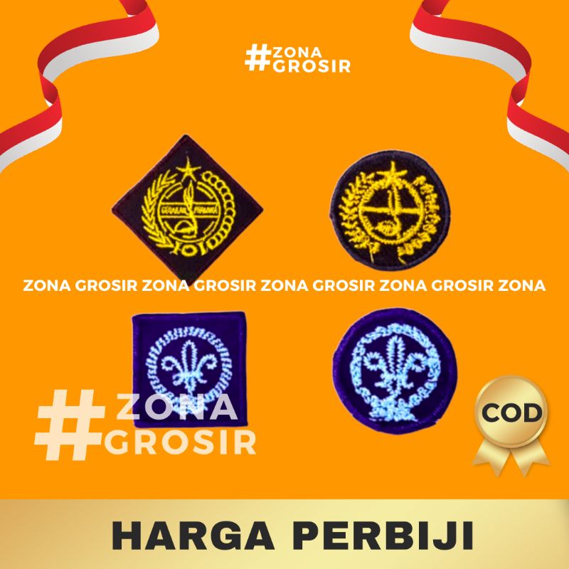 Jual Bordir logo kitri, tunas saku dan wosm bordir ( bijian ) Shopee