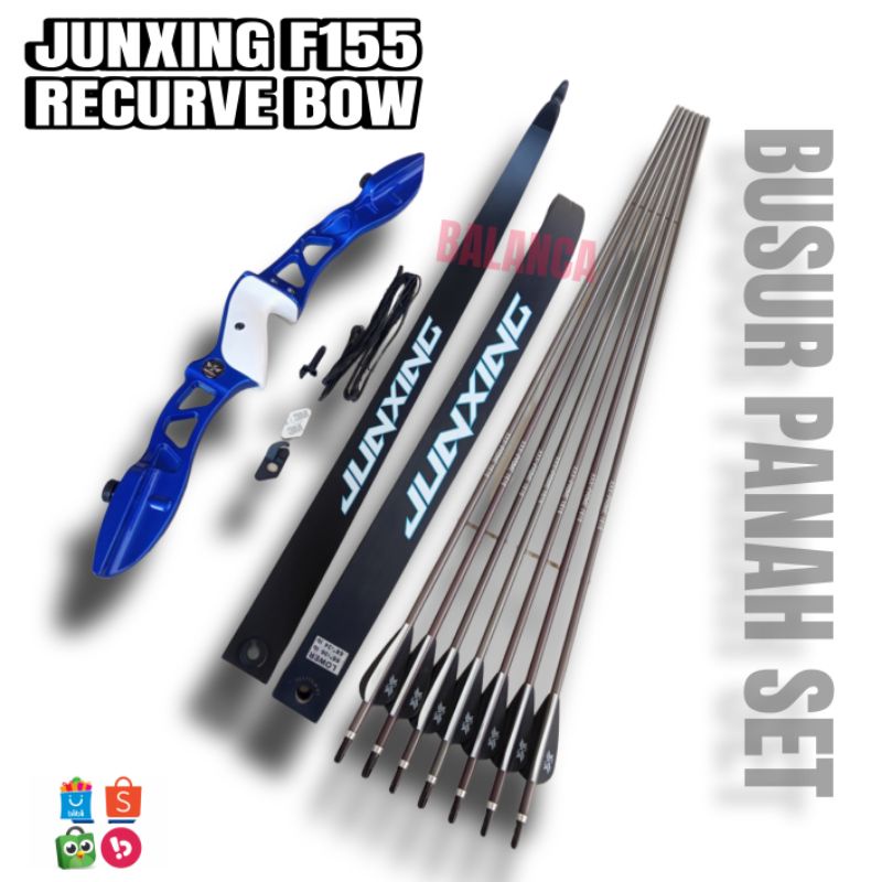 Jual Busur Panah Junxing F155 Recurve Standard Bow Set Shopee Indonesia 3837