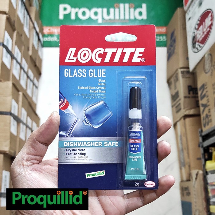 Jual LOCTITE LEM SUPER GELAS KACA CRYSTAL BENING GLASS GLUE DISHWASHER ...