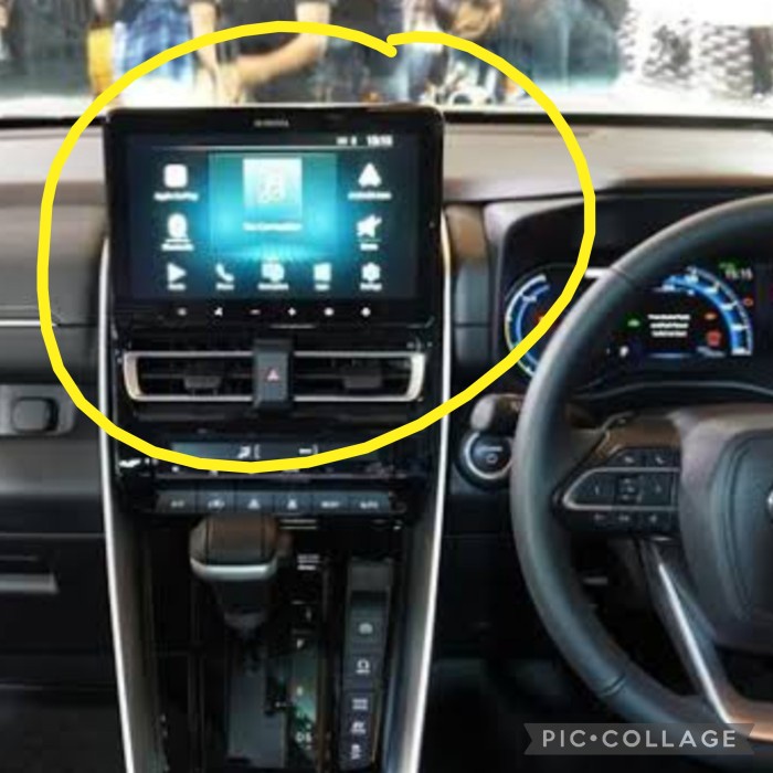 Jual panel tape frame head unit innova zenix 2023 ex lelangan murmer ...