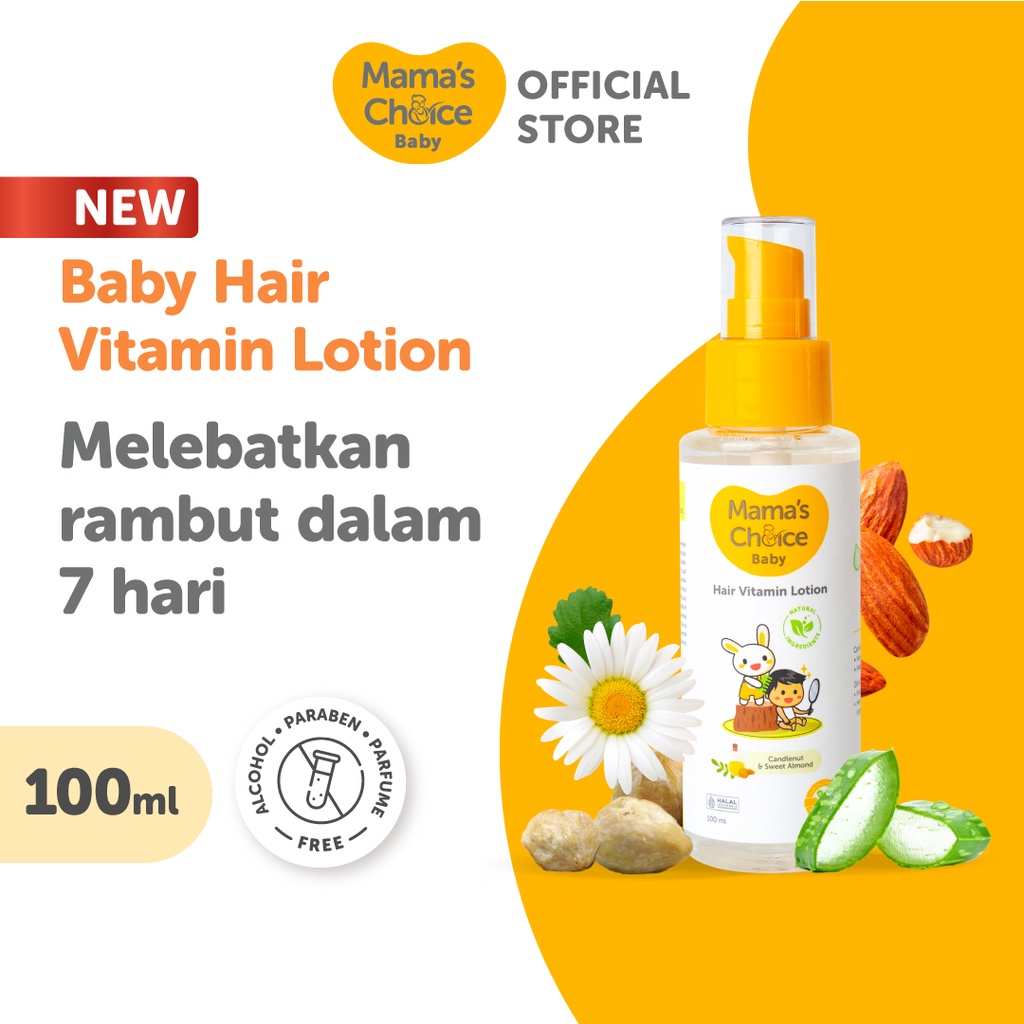 Jual Penumbuh Rambut Bayi | Baby Hair Vitamin Lotion Mama's Choice ...