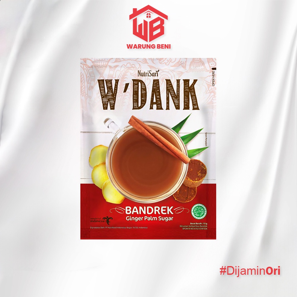 Jual W'Dank Minuman Tradisional Indonesia Bandrek (10 Sachet) Shopee