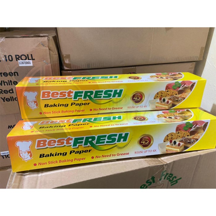 Jual Promo Kertas Roti Baking Paper Baking Best Fresh 45 Cm X 75 Meter ...