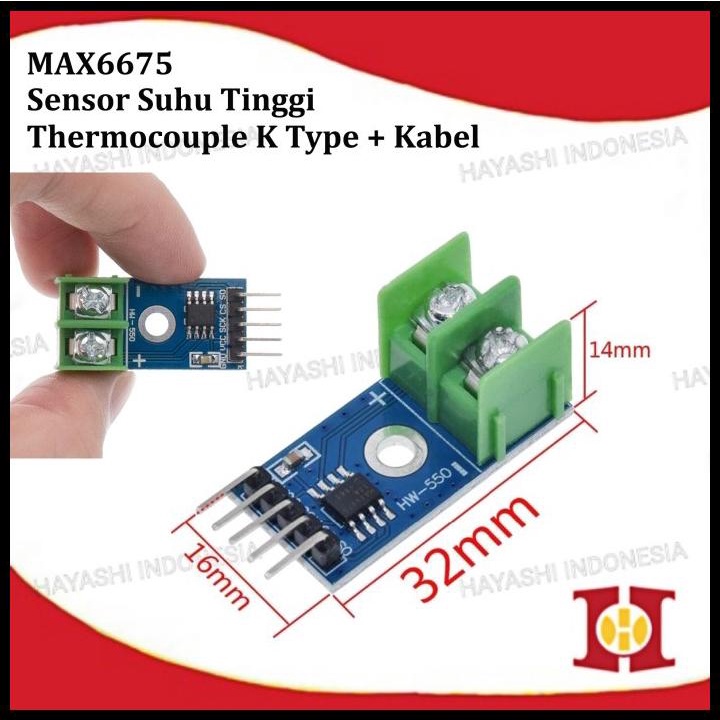 Jual diskon max6675 k type thermocouple temperature sensor suhu arduino