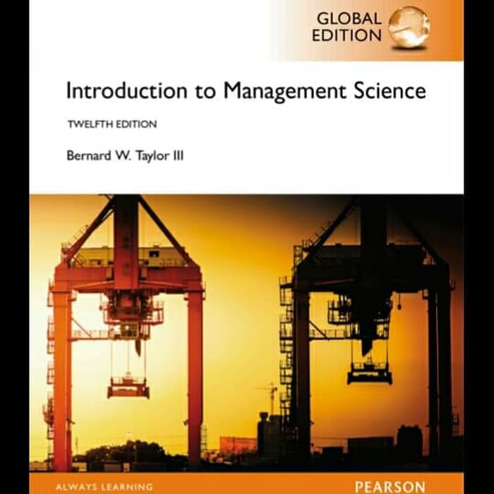 Jual INTRODUCTION TO MANAGEMENT SCIENCE 12 TWELFTH EDITION BERNARD W ...