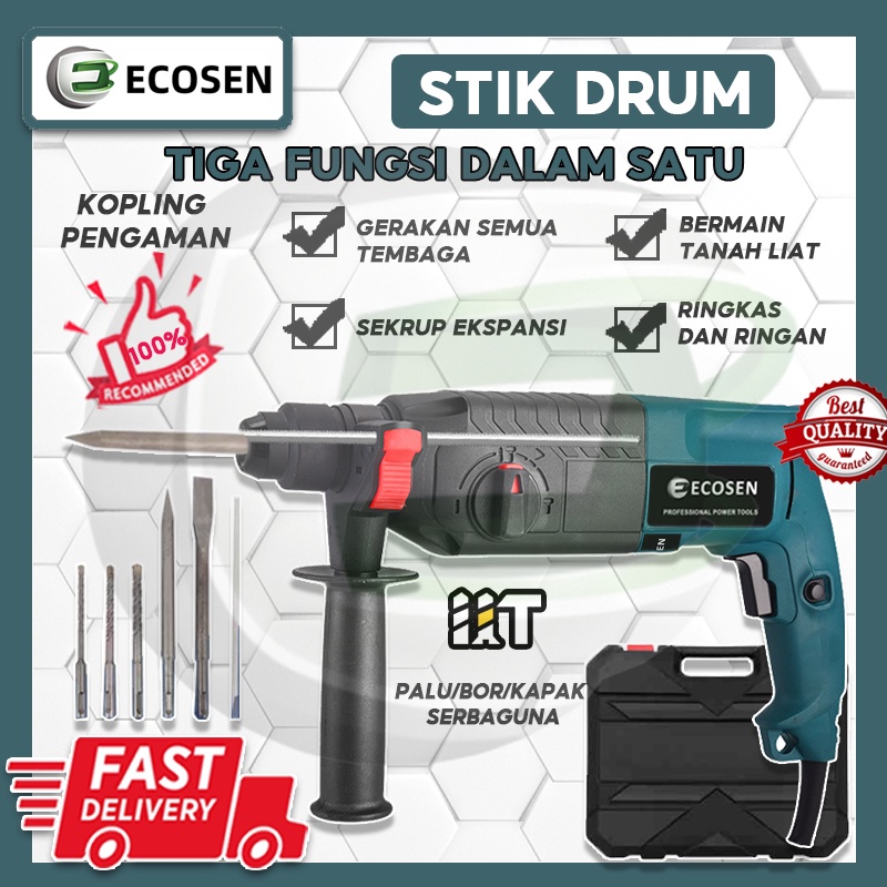 Jual Ecosen Hammer Drill Bor Rotary Mesin Bobok Beton Ja Hammer Drill