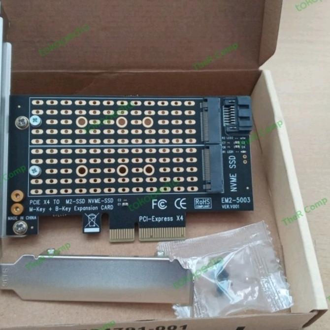 Jual elz PciE 4X M2 Sata + M2 Nvme Pci Express | Shopee Indonesia