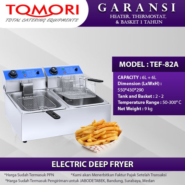 TOMORI Electric Deep Fryer TEF-82 main image 1