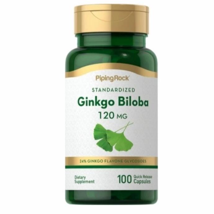 Jual Pipingrock Ginkgo Biloba 120 Mg With Bacopa Monnieri Isi 100 Best