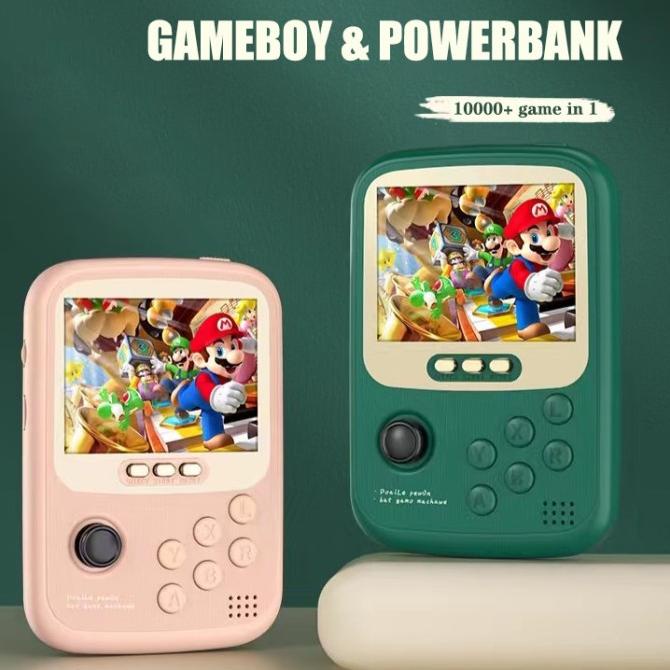 Jual Game Boy Retro Mini Layar 3.5 Inch 10 powerbank Portable 4mah ...