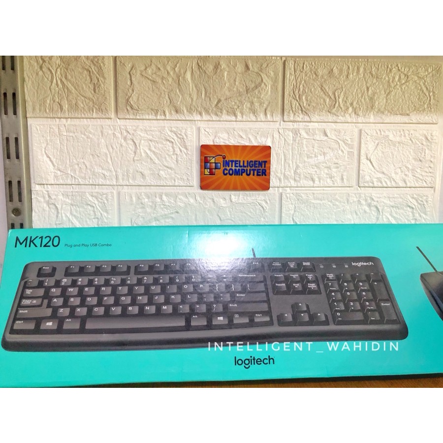 Jual KEYBOARD MOUSE LOGITECH MK120 ORIGINAL | Shopee Indonesia
