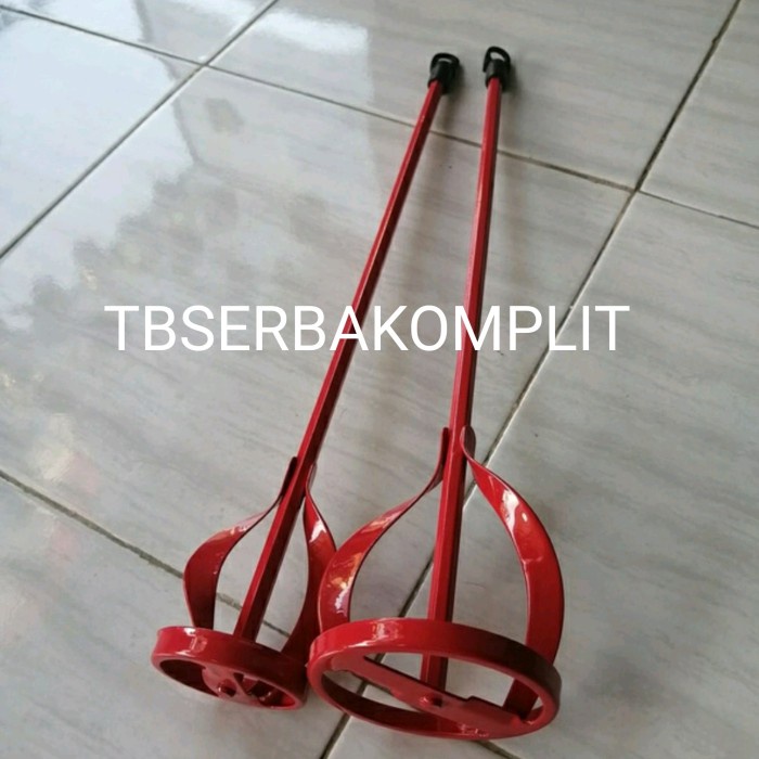 Jual Tangkai Bor Mixer 2 pcs Pengaduk Cat Semen 6 cm & 8 cm Tjap Mata ...