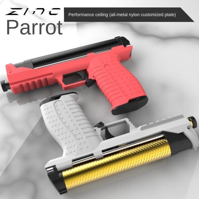 Jual Zinc Parrot Injection Molding Foam Dart Blaster not Nerf or Worker
