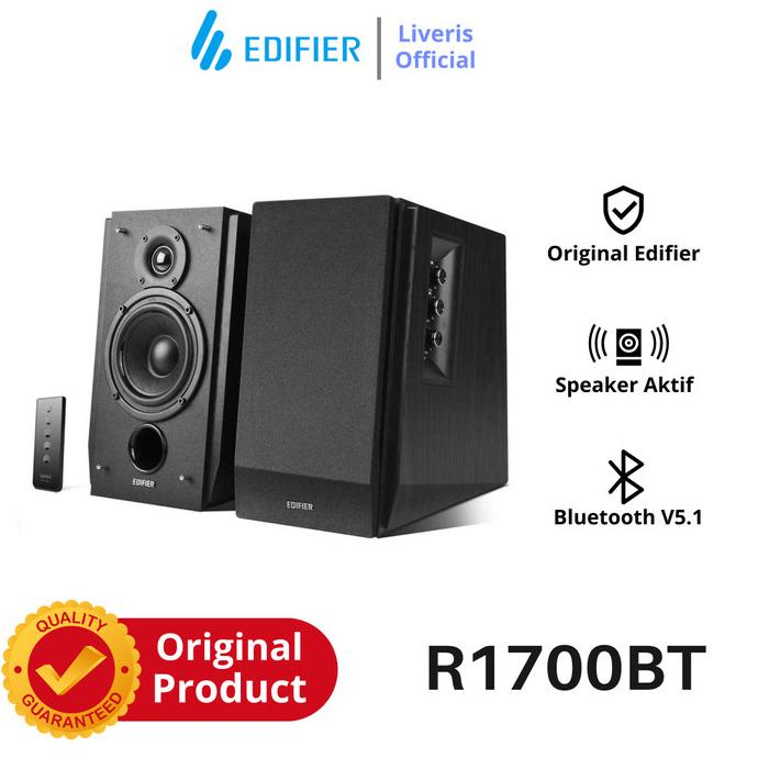 Jual Speaker Set Bluetooth Edifier R1700BT 2.0 Bookshelf Aktif Original ...