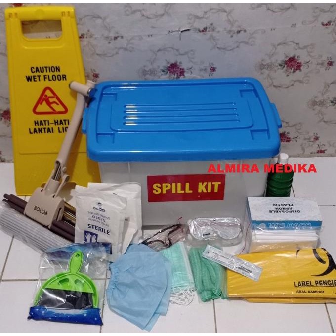 Jual Spill Kit Infeksius APD Rumah Sakit Klinik / Spil Kit Limbah B3 ...