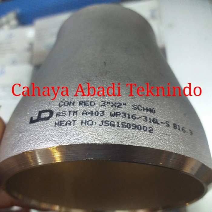 Jual [Ori] Reducer Las Sch40 Ss316 Ukuran 2 1/2 X 2 Limited | Shopee ...