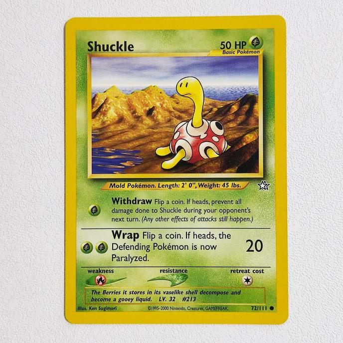 Jual Shuckle 72/111 - Neo Genesis Pokemon Card English | Shopee Indonesia
