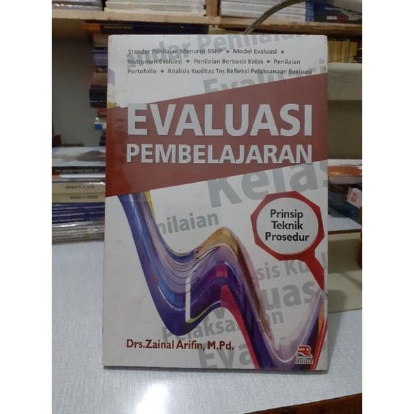 Jual Buku Evaluasi Pembelajaran Prinsip Teknik Prosedur By Zainal ...