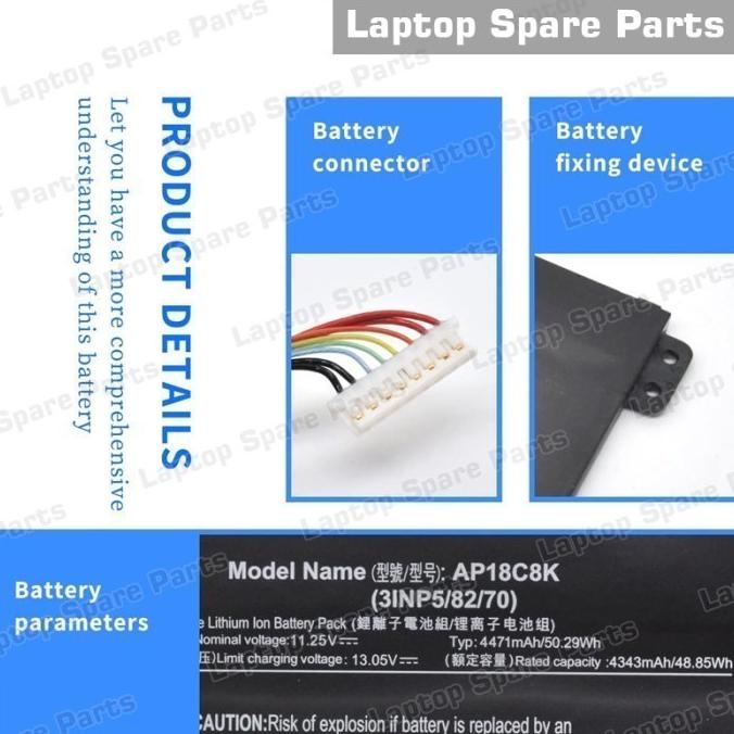 AP18C8K Akku Für Acer Laptops - Kompatibel Mit Swift 3, Aspire 5