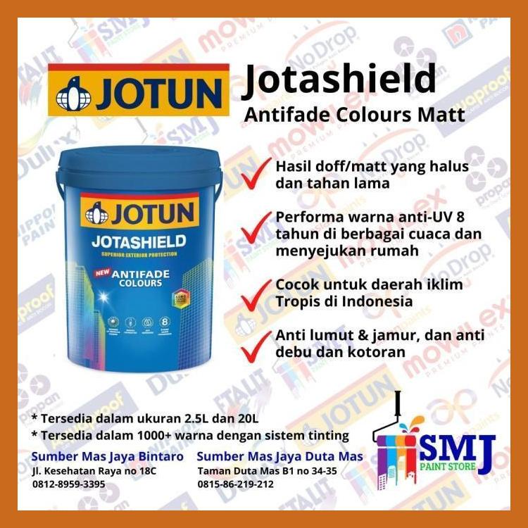 Jual Cat Exterior Jotun Jotashield Antifade Warna Nutmeg Kemasan