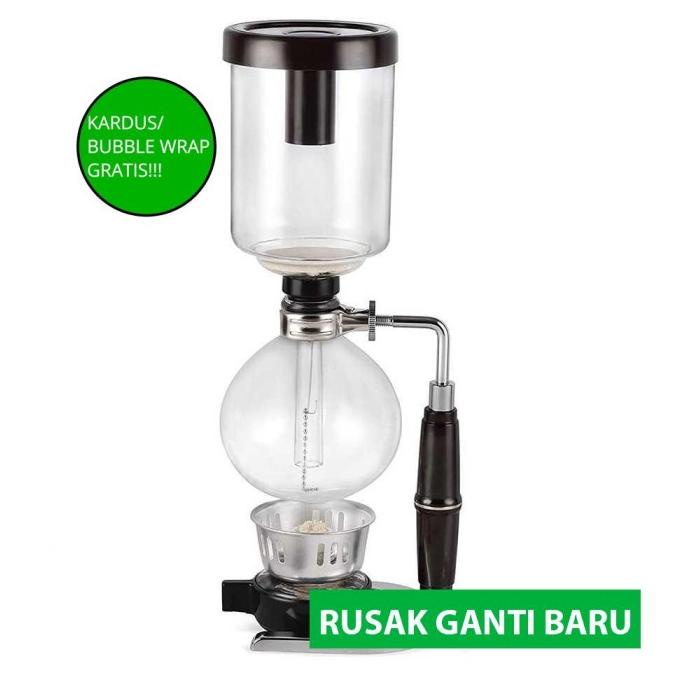 Jual (Cod) Syphon Coffee Maker Manual Brew Vacuum Pot 3 Cups 360Ml ...