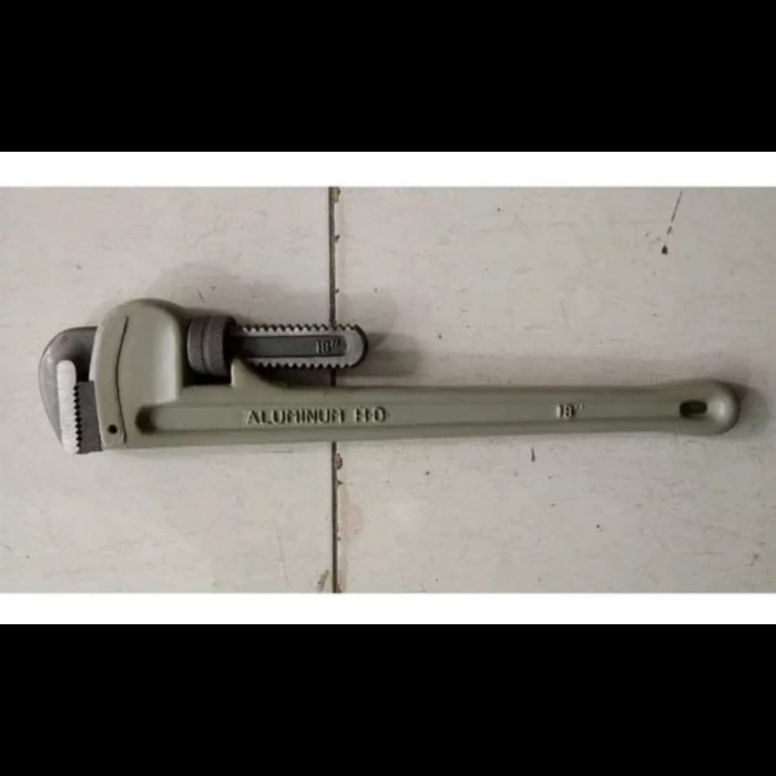 Jual [New] Kunci Pipa 14 Gagang Alumunium Pipe Wrench Aluminium Handle ...
