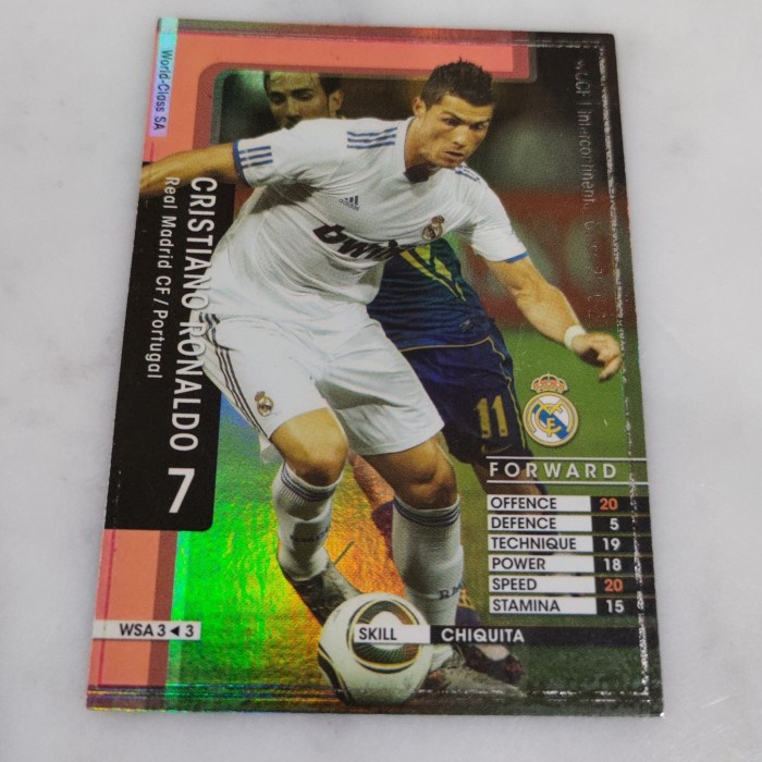 Jual COD Kartu Bola Panini Cristiano Ronaldo Nego Chiquita Very Rare ...