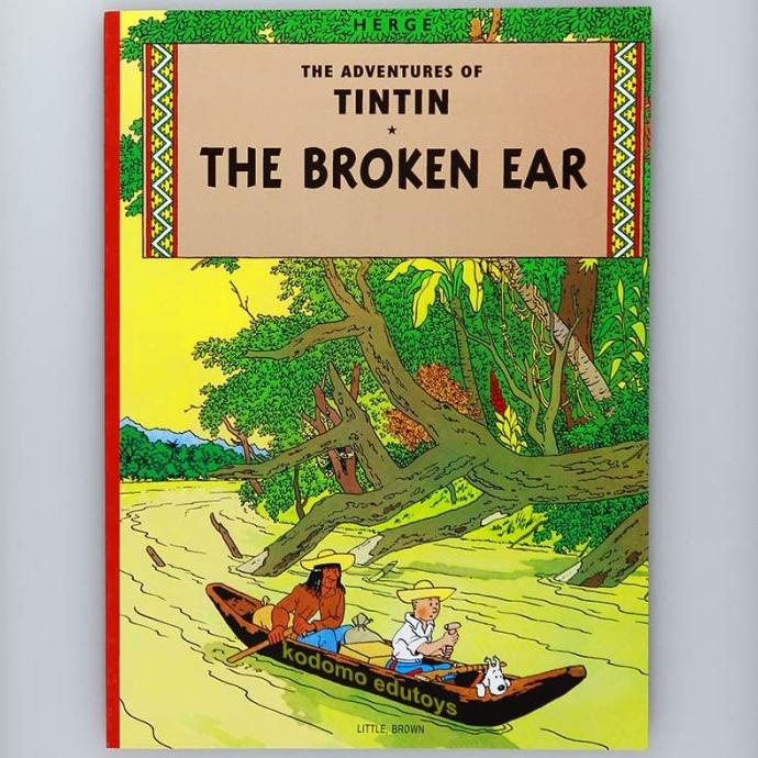 Jual The Adventures of Tintin The Broken Ear, Buku Komik Import Tintin