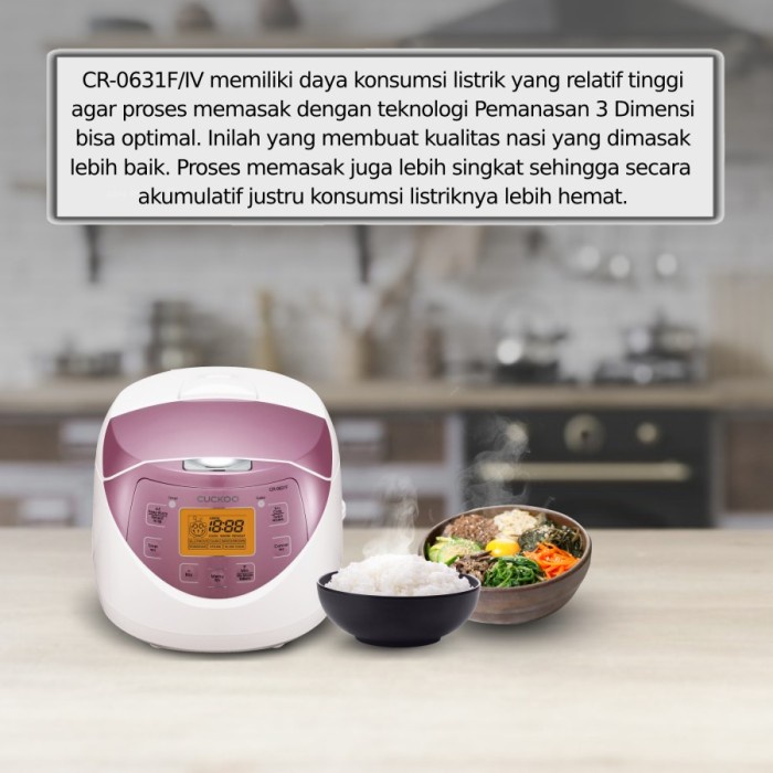 Jual CUCKOO AllinOne Smart Rice Cooker CR0631F 1L No.1 In
