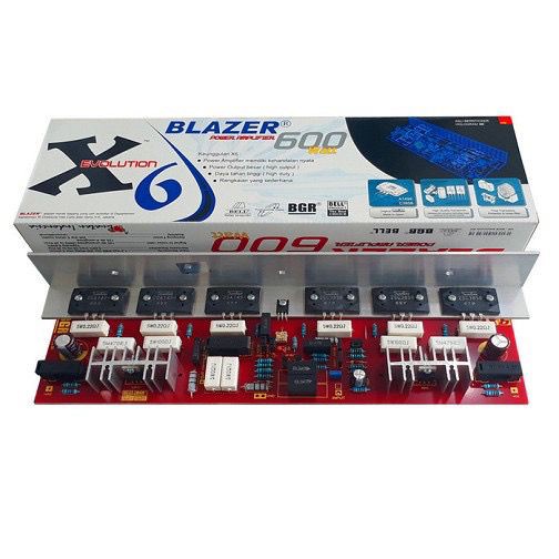 Jual Kit Power Blazer X6 600W Mono Bell Power Amplifier 600 Watt