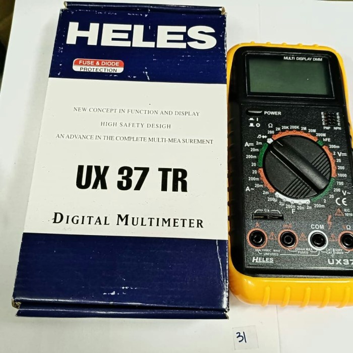 Jual Tang Amper, Avo, Multimeter Digital Heles UX37TR Shopee Indonesia