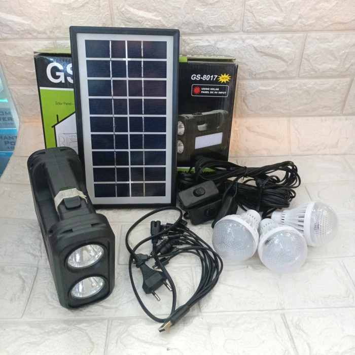 Jual panel surya solar home system SHS lampu solarcell lampu emergency ...