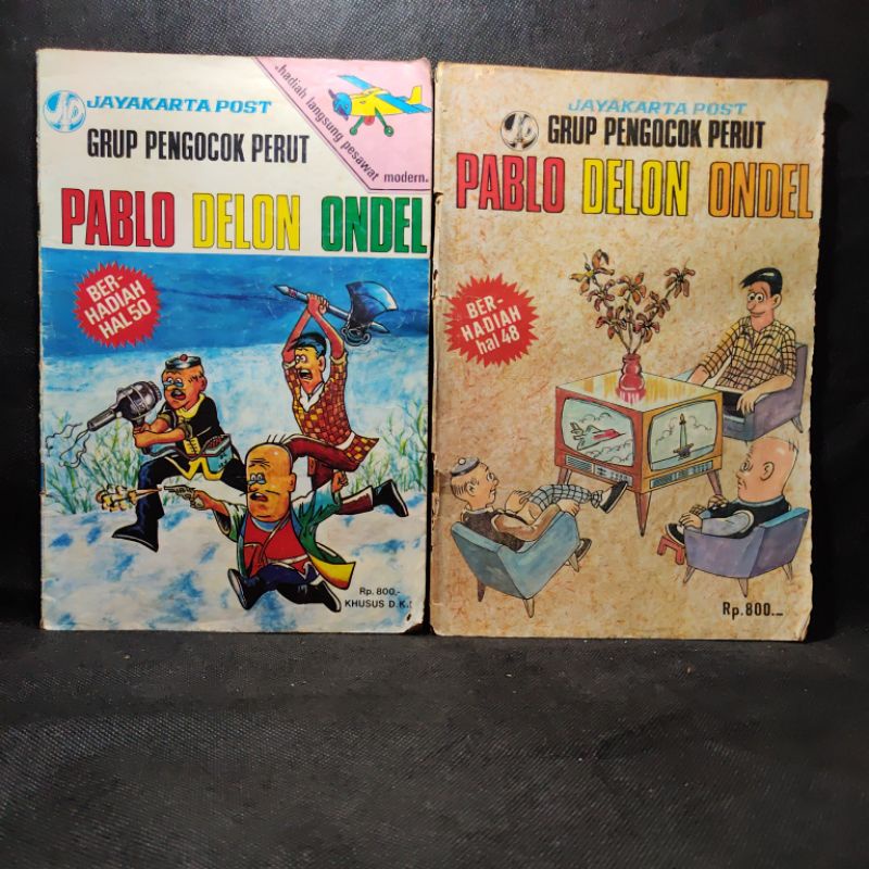 Jual Buku Pablo Delon Ondel Grup Pengocok Perut 48 50 Jayakarta Post