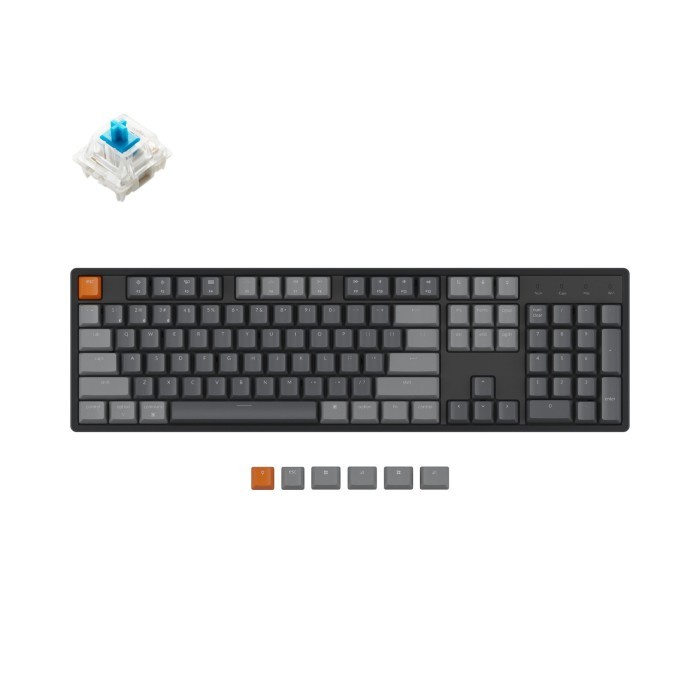 Jual NEW KEYCHRON K10 FULL SIZE GATERON MECHANICAL HOT-SWAPPABLE RGB ...