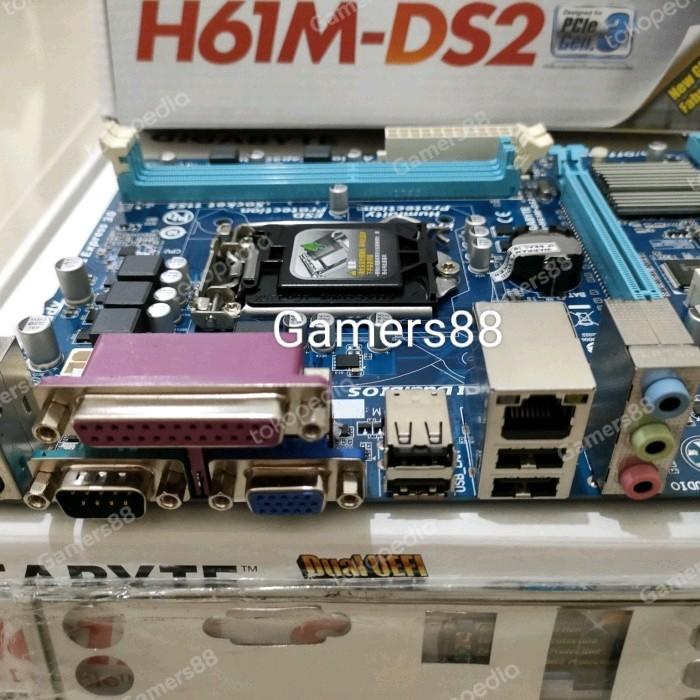Jual MOTHERBOARD GIGABYTE H61 MDS2 H61MDS2 MAINBOARD MOBO LGA 1155