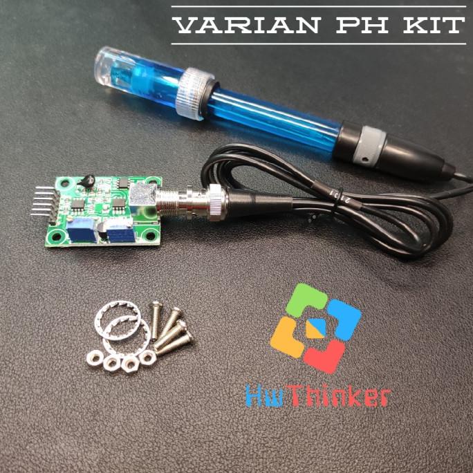 Jual Ph Sensor Kit Meter: Modul Analog Ph-4502C+Electrode Probe For ...