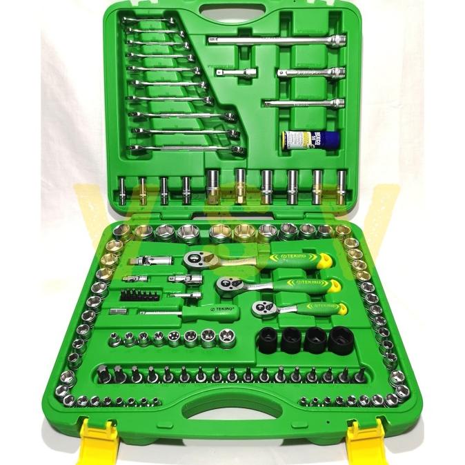 Jual HARGA DISC - Tekiro Tools set 120pc / Tool set 120pcs / Hand ...