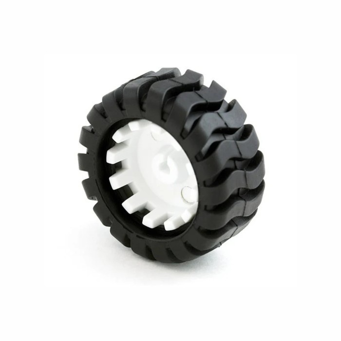 Jual Roda Ban Motor N20 43mm Karet Rubber Tyre Wheel Robot Arduino ...