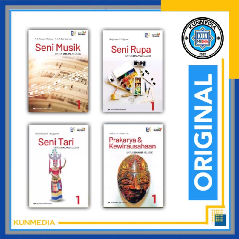 Jual BUKU PAKET KELAS 10 SMA KURIKULUM MERDEKA ERLANGGA VKM SENI MUSIK ...