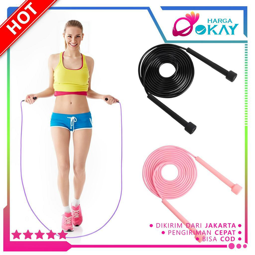Jual HO Tali Skipping Pvc 2.8Mtr Jump Rope Lompat Tali 280cm Speed Rope ...